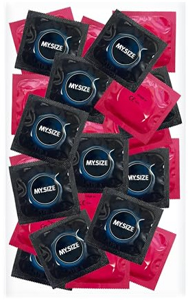 MY.SIZE 64mm Präservativ Kondome, 50 Stück im Beutel, für Männer, Extra Große Passform