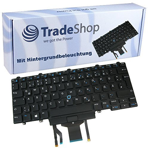 Original QWERTZ Deutsch Tastatur mit Hintergrundbeleuchtung und Trackpoint für Dell Latitude n1c4 NSK-L0BC-1G NSK-LK0BC NSK-LK0BC-0W NSK-LK6LN_A00 NSK-LMABC-0W NSK-LYABC-0U (Deutsches Tastaturlayout)