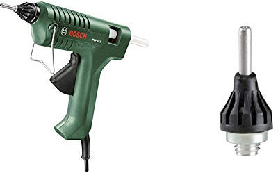 Bosch PKP 18 E Pistola Incollatrice + Steinel Ugello fine da 1,0 mm per le pistole incollatrici a caldo Steinel Gluematic 3002 e 5000, per
