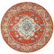 Leia Teppich - Orange Teppich Ø 150 Orientteppich, Rund