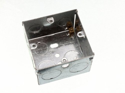 Unterputzdose aus Metall, 1-fach, 47 mm