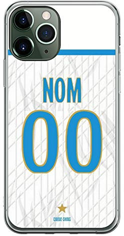 Coque Football Personnalisable Marseille Domicile Saison 2020 2021 Souple Une Etoile (IPHONE 11)