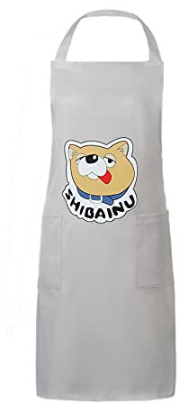 NUWIND The Way of the Househusband Gokushufudo Schürze Verstellbare Küche Kochen Geschirrspülen BBQ Lätzchen Schürze mit 2 Taschen für Männer Frauen