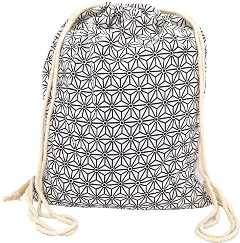 PANASIAM simple-bag, asanoha white