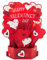 Hallmark Pop-Up Valentinstagskarte, Musik- und Papierwunder-Design