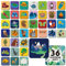 Hebayy Memory-Matching-Spiel, 72 Camping-Themen-Matching-Karten für Kleinkinder 36 Designs Memory Cards Lernspielzeug für Vorschule 4 5 6 Jahre alt