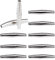 BCBF 10 PCS 6cm Gartenschere Ersatzfedern Edelstahlfeder gartenschere ersatzfedern Ersatzfeder für Gartenschere Ersatzfeder für Gardena Reben Baum- und Gartenscheren