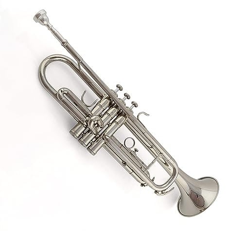 Blechblasinstrumente Trompete Schüler-Trompeteninstrument Gold Silber Anfänger B-Trompete Profispiel