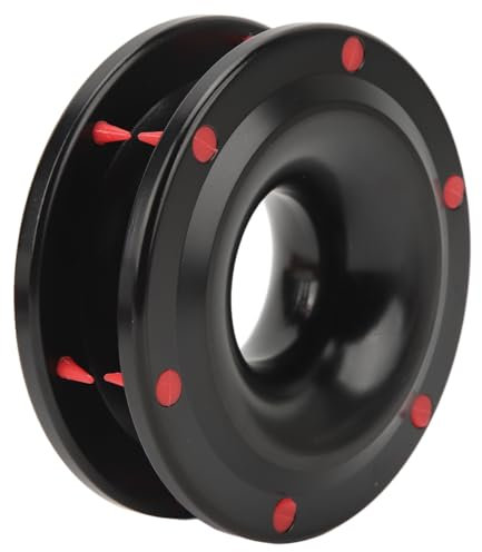 Snatch Block, Bergungsring 66000 LBS Winde Snatch Towing Ring Aluminiumlegierung Tackle Pulley System, Einfach zu Bedienen, Hohe Sicherheit und Zuverlässigkeit für SUV ATV Truck
