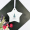 Personalised Christmas Porcelain Hanging Star | Custom Tree Ornament Decoration