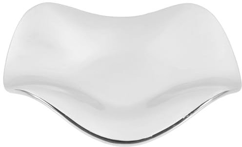 OUNONA Stunning Ceramic Dish Jewelry Organizer Trays Trinket Dish Wave Pattern Cosmetics Display Tray