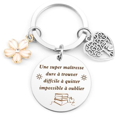 Cadeau Maitresse D'école Porte Clé Cadeau Maitresse Cadeau Maitresse D'école Noel Cadeau Maitresse D Ecole Cadeau Fin D'année Maitresse Cadeau Fin D Année Maitresse Noel Idée Cadeau Maitresse Noel