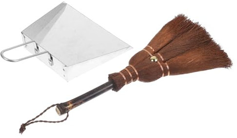 Anneome Professional Cleaning Supplies Set Indoor Broom Dustpan Set Home Essentials Sweep Brush Cleaning Gadgets for Home