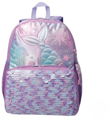 TOTTO - Mochila Infantil, Modelo Sireny L, Mochila Grande, Capacidad 18 L, 2 Compartimentos, 2 Bolsillos Botella, Organizador Interno, Correas Acolchadas, Resistente y Duradera, Color Rosa