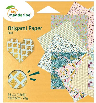 My Mandarine OR523C - Origami Papier doré