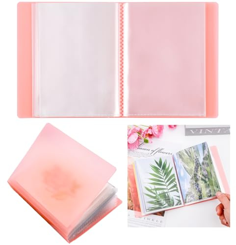 OTCRAFT 40 Seiten/Set A6 Aufkleber Foto Aufbewahrungsalbum; Stempel Stanzformen Aufbewahrungsbuch Organizer Ordner für Postkarten, Aufkleber, Foto, transparente Stempel und Stanzformen, 28,4 x 16,3 cm