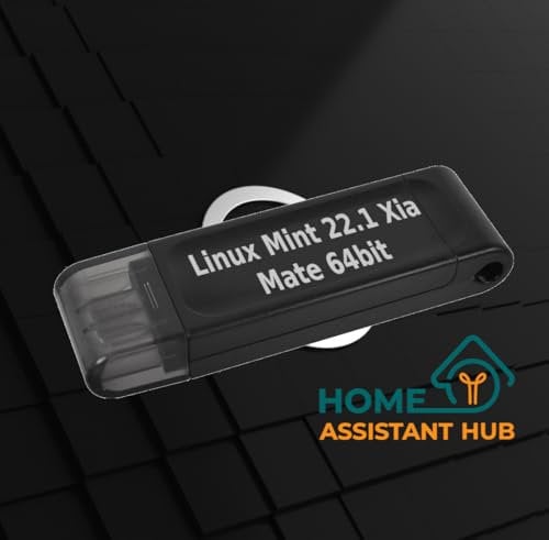 Linux Mint 22.1 Xia auf 64GB USB3.0 USB-C Live-CD Installmedium ca. 50GB frei für eigene Daten (Mate, Linux)