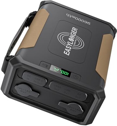 EASYLONGER ES960 PRO CPAP Akku 297Wh Akku für CPAP Gerät, CPAP Akkupack für Camping, CPAP Batterie für AirSense 11/10, AirCurve 11/10, AirMini, Sefam EcoStar/S.Box/Néa, BMC M1 Mini, DreamStation