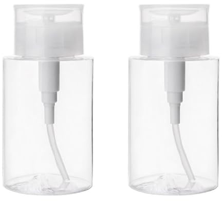 300ml Pump Dispenser Bottle 2pcs Petg Refillable Travel Container | Leakproof Design, for Cleansing Water and Hand Use, Business Trip Packing, Reusable 300ml Pair