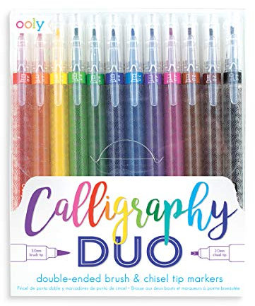 Calligraphy Duo - Juego de 12 marcadores de doble punta