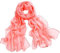 YEBIRAL Damen Schal Ganzjährig Chiffon Einfarbig Super Weich Deckenschal Halstuch(Wassermelonenrot)