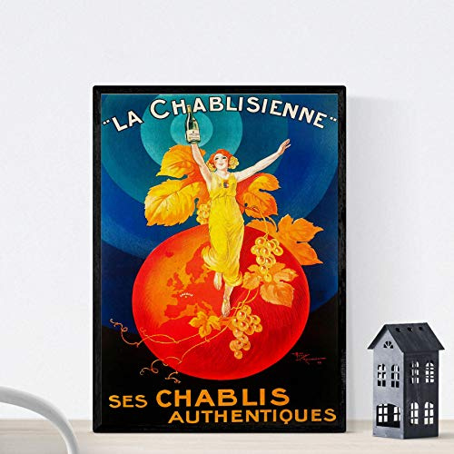Nacnic Vintage Poster Vintage Anzeige Chablisienne. A4-Format