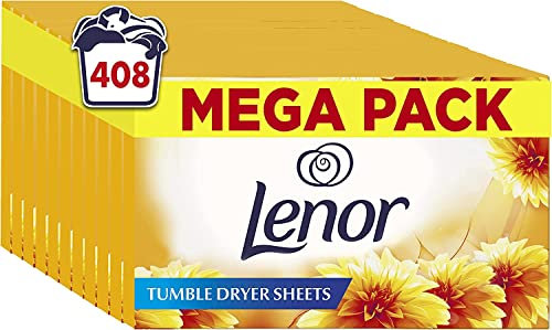 LENOR Lot de 408 feuilles de tissu pour sèche-linge (34 x 12), brise d'été