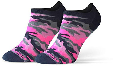 sesto senso Chaussette Courte Fantaisie Femme Homme Coton 1-3 Paires Drôle Socquette Camo Rose Militaire Neon 39-42 3 Camouflage rose