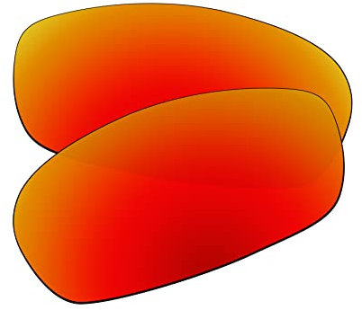 EZReplace Lenses Replacement for Oakley Square Wire 2.0 Sunglasses (Polarized Lenses) - Fits Oakley Square Wire 2.0 Frame (Fire Red)