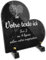 Plaque funéraire Coeur Personnalisable en plexi Motif Arbre cœur, différentes Tailles, épaisseur 6mm, personnalisée sur Plusieurs Lignes 15x15 cm
