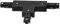 EDO Adapter T für Schiene System MEVA PRO T Connector Black Beleuchtungssystem Schienenbeleuchtung Schienensystem Stromschienen-Verbinder T-Form Schwarz