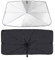 Parasol de Coche Plegable Universal- Parabrisas con Protección Rayos UV Ventana Delantera Metalizado Aislante del Calor (78x140cm)
