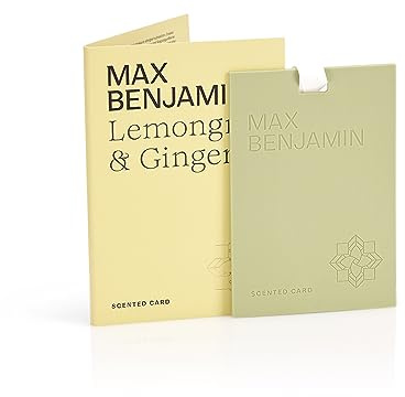 BUZZUFY Max Benjamin Duftkarte Zitronengras und Ingwer
