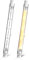 Klarlight 500W R7s Ampoule Halogène 118mm, Ampoule Halogène Crayon Dimmable Blanc Chaud 2800K, J118 Ampoule Projecteur Linéaire à Double Extrémité, 11000LM pour Travail, Paysage, Sécurité (Lot de 2)