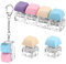 4 Pcs Keyboard Fidget Keychain Keyboard clicker Fidget Decompression Toys Keyboard Fidget Clicker Finger Keyboard Toys Stress Relief Keyboard,Keyboard Clicker for Gifts to Pass The Boring Time