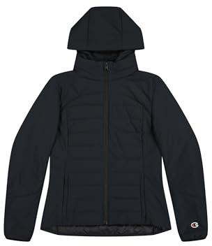Champion Wattierte Jacke für Damen, Schwarz (NBK), M