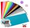 30pcs Plotterfolie Textil Iron On Folie für Cricut Joy BüGelfolie Plotter Folie Textildruck Flexfolie Plotter Textil Flockfolie für Plotter Tshirt Folie Zum AufbüGeln Smart Iron On Heat Transfer Folie