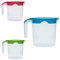 Suprano 1 Liter Plastic Water Jug With Lid Milk Juices Drinks Fridge Jug Ideal for Everyday Use Indoor Outdoor Party (Blue, Red & Green)