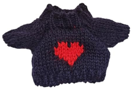 Sharplace Puppenkleidung für 15 cm Plüschpuppe, Puppenpullover, Foto-Requisiten, Kuscheltier-Kleidung, Anziehsachen, weiche Cartoon-Puppenkleidung