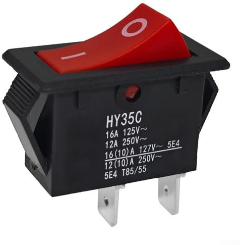 AC 125250V Wippschalter für HY35C, einfache Steuerung Ein / Aus für den industriellen und privaten Gebrauch