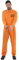 Rubie's Official Orange Convict Boiler Suit Costume, Mens Fancy Dress, Perfect for any Occasion i.e. Halloween and World Book Day, Size XL