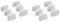 12er Aktivkohlefilter Kohlefilter Wasserfilter Filter für Kaffeemaschine Kaffeemaschinen Ersatz Wasserfilter Kaffeemaschine Filter Non-Woven Aktivkohlefilter Set (Weiß)
