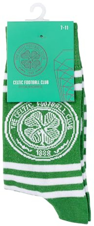 The Gift Scholars Officially Licensed Celtic Socks For Mens & Boys Football Fan | Casual Everyday Crew Socks