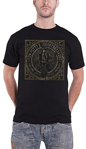 Tom Petty T Shirt Live Anthology live Heartbreakers Official Mens Black S
