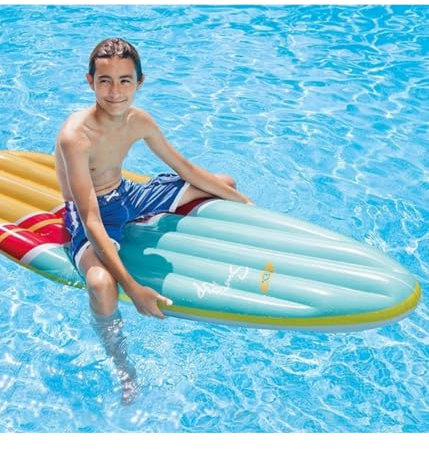 Trade Shop Traesio Tavola Surf Materassino Isola Gonfiabile Mare Piscina 2 Colori, 178 x 69 cm