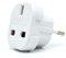 Travel Adapter Plug (UK TO EU), White