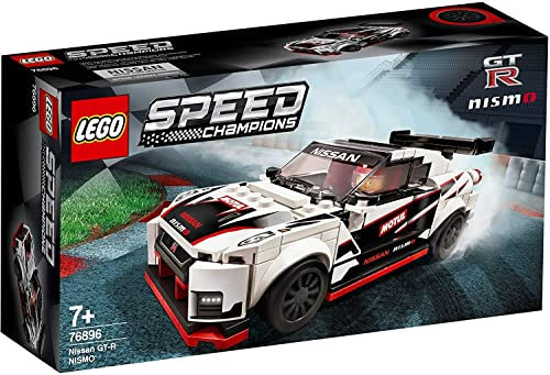 LEGO 76896 Speed Champions Nissan GT-R NISMO Model Car Toy, Racing Car Set for Kids 7+ Years Old with Racer Driver Minifigure