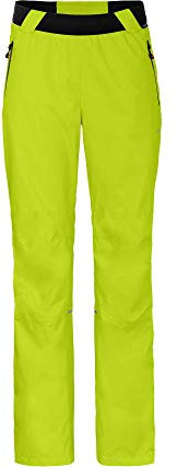 Bergson KERAVA Comfort | Damen (Über-) Regenhose, Netzfutter, 12000 mm Wassersäule, Lime Punch [268], 40 - Damen