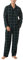 LAPASA Ensemble de Pyjama Homme Chaud & Confortable 100% Flanelle de Coton M95 Ensemble à Carreaux Vert & Bleu Marine, S
