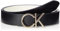 Calvin Klein Damen RE-Lock CK REV Belt 30MM K60K610156 Gürtel, Schwarz (Black/Ecru), 135